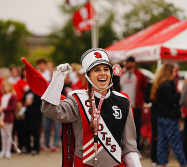 Band member at 2021 Dakota Days