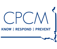 CPCM logo in the shape of South Dakota